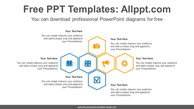 Hexagon Radial Diagram For Powerpoint Presentationgo The Best Porn