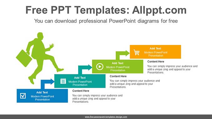 Arrow Banner PowerPoint Diagram - Powerpoint and google slides ...