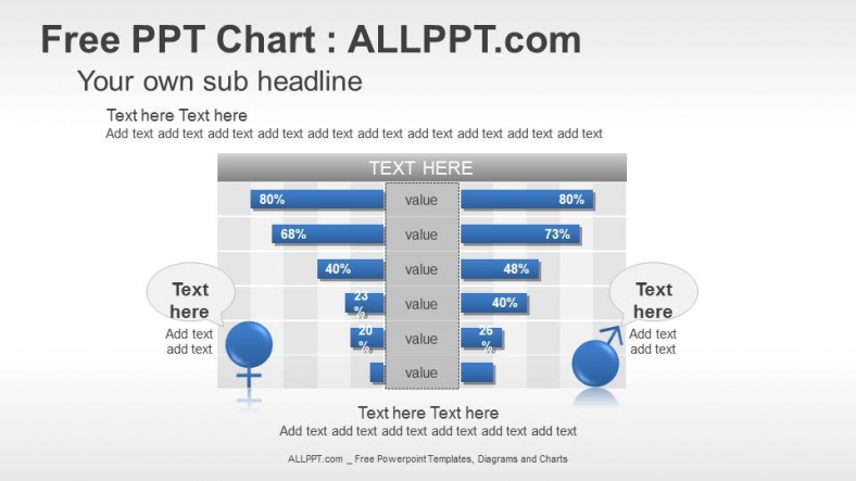 Bar PPT Chart - Powerpoint and google slides Saveslides templates