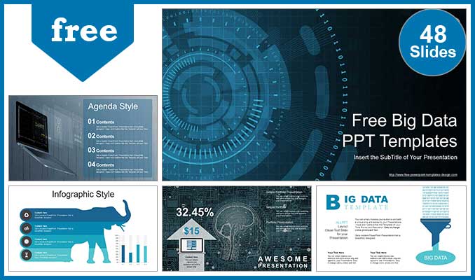 Big Data Visualization PowerPoint Templates - Powerpoint and google ...