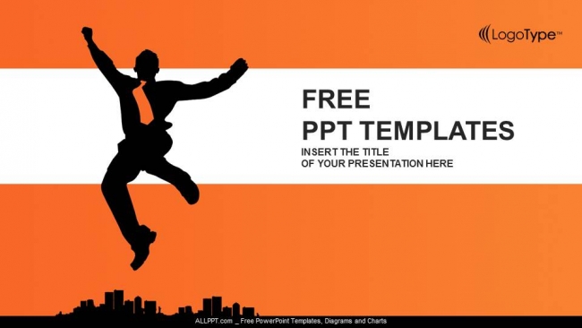 Business Man Silhouette PowerPoint Templates - Powerpoint and google ...