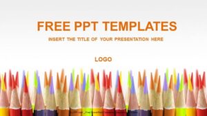 Colored Pencils Education Powerpoint Templates - Powerpoint and google ...