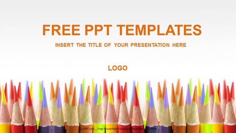 Colored Pencils Education Powerpoint Templates - Powerpoint And Google ...