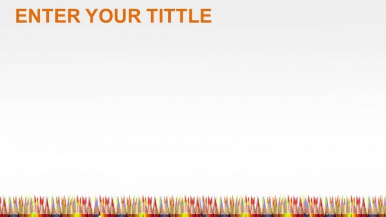 Colored Pencils Education Powerpoint Templates - Powerpoint and google ...
