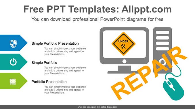 Computer Recovery PowerPoint Diagram - Powerpoint and google slides ...