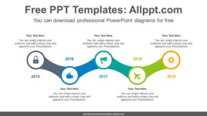 Cross-linked Chain PowerPoint Diagram Template - Powerpoint And Google ...