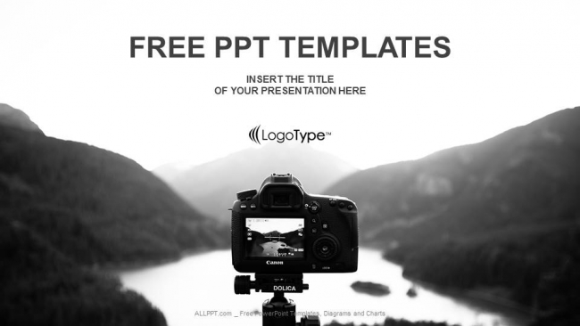 Digital Camera the River View PowerPoint Templates - Powerpoint and ...