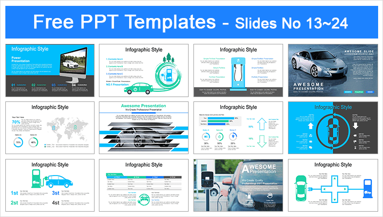 Marketing Flow presentation template - Powerpoint and google slides ...
