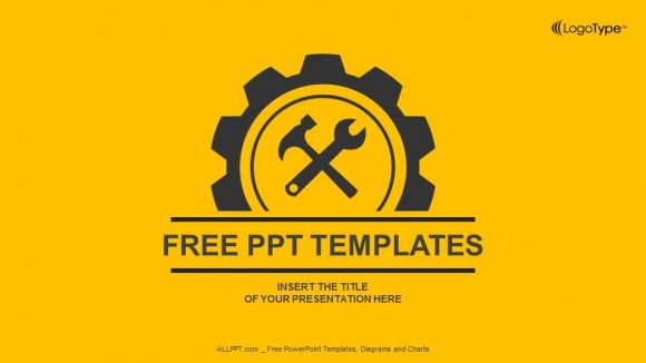 Gear Icon Graphic PowerPoint Templates - Powerpoint and google slides ...