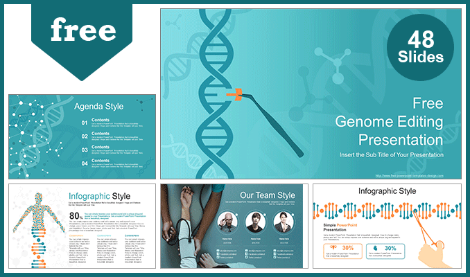 Genome Editing Medical PowerPoint Templates - Powerpoint and google ...