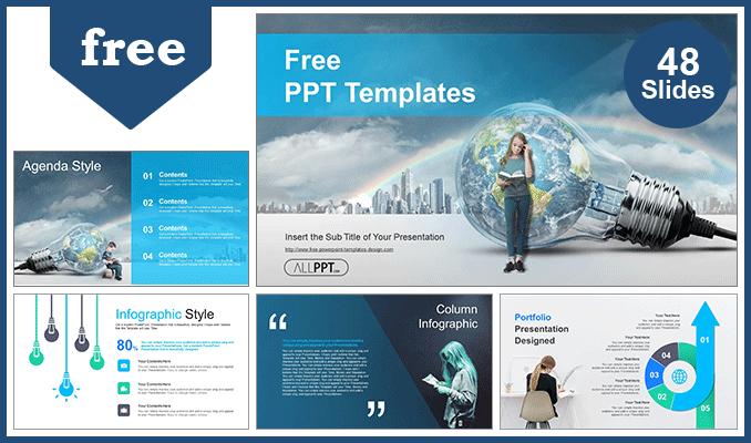 Global Education Solution PowerPoint Templates Features