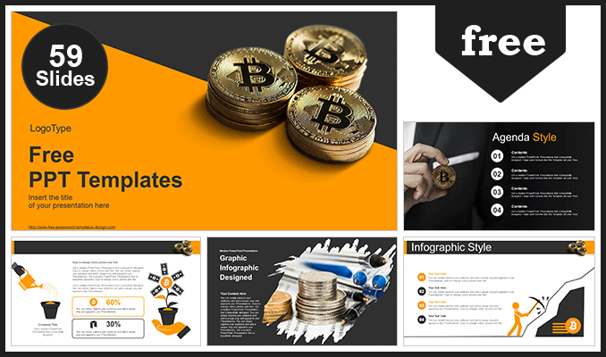 Golden Bitcoin PowerPoint Templates - Powerpoint and google slides ...
