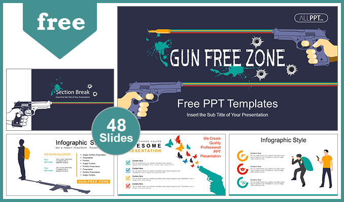 Gun Free Zone PowerPoint Templates - Powerpoint and google slides ...