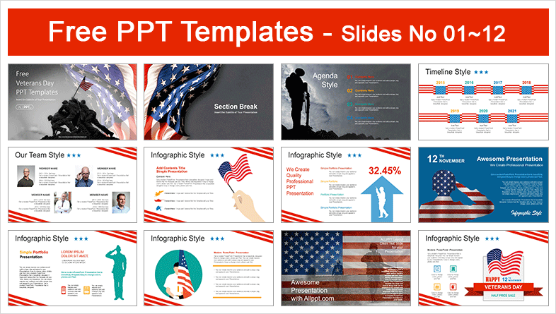 Veterans Day Powerpoint Slides