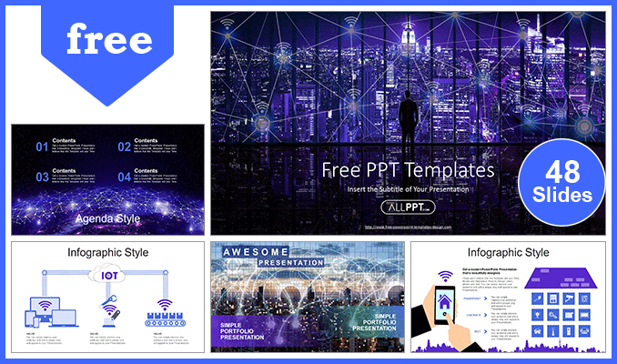 IOT Smart City PowerPoint Templates - Powerpoint and google slides ...