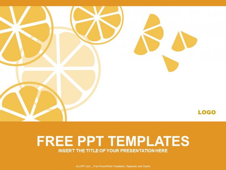 Orange Slices PowerPoint Templates Powerpoint and google slides