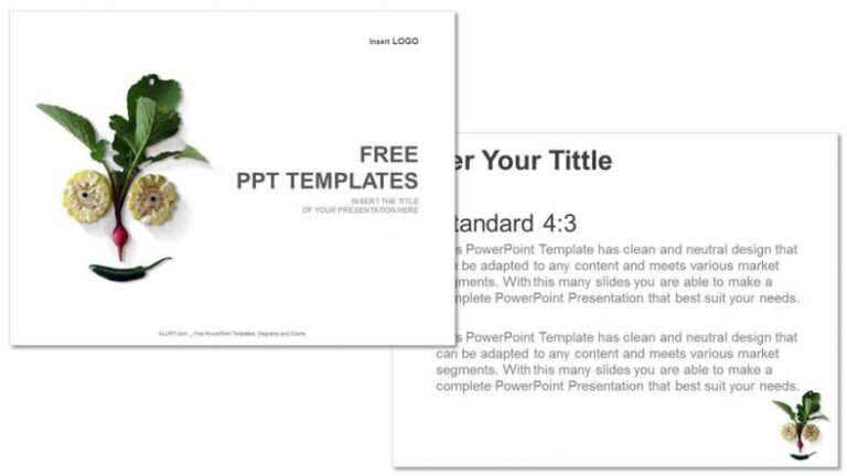 Organic Vegetables-Food PowerPoint Templates - Powerpoint and google ...