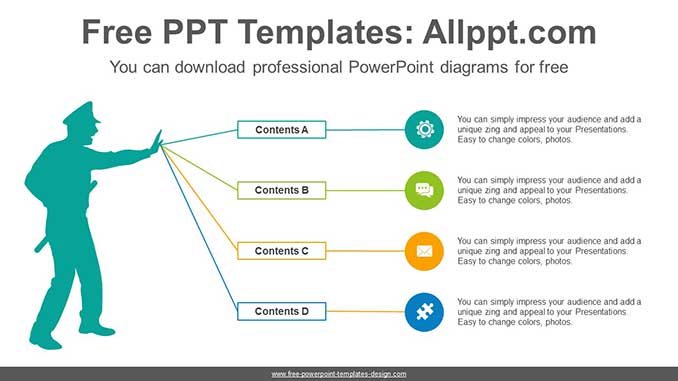 Police Powerpoint Police Man PowerPoint Diagram Template - Powerpoint and google slides ...
