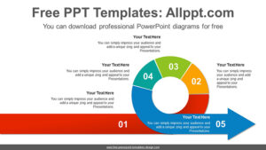 Rotation flow arrow PowerPoint Diagram - Powerpoint and google slides ...