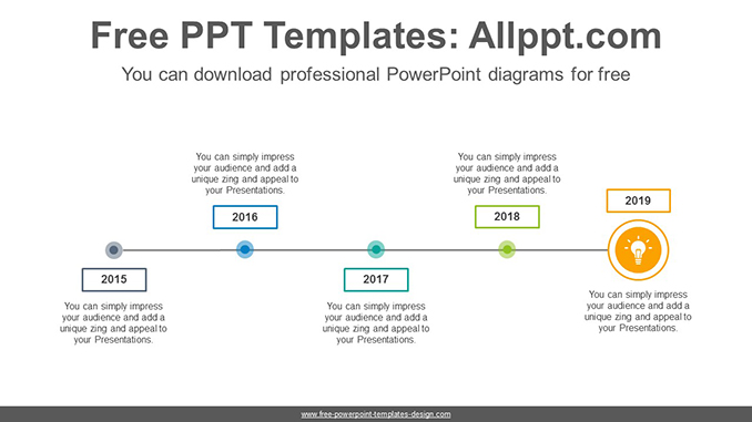 Simple line point PowerPoint Diagram Template - Powerpoint and google ...