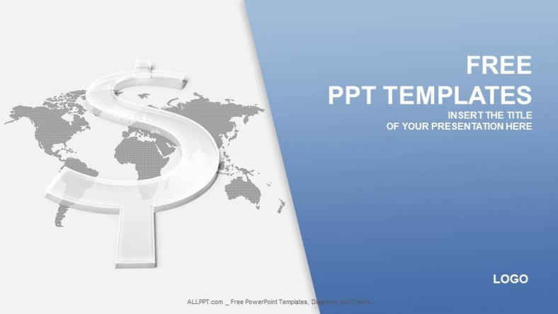 Transparent Dollar Sign Finance PPT Templates Powerpoint And Google 