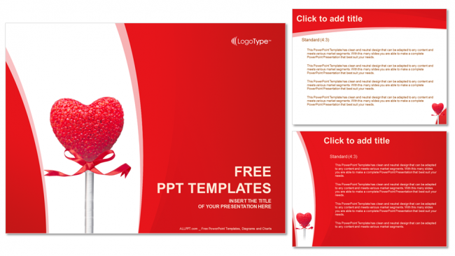 Valentines Heart Recreation PowerPoint Templates Powerpoint and