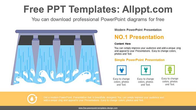 Water Power Energy PowerPoint Diagram - Powerpoint and google slides ...