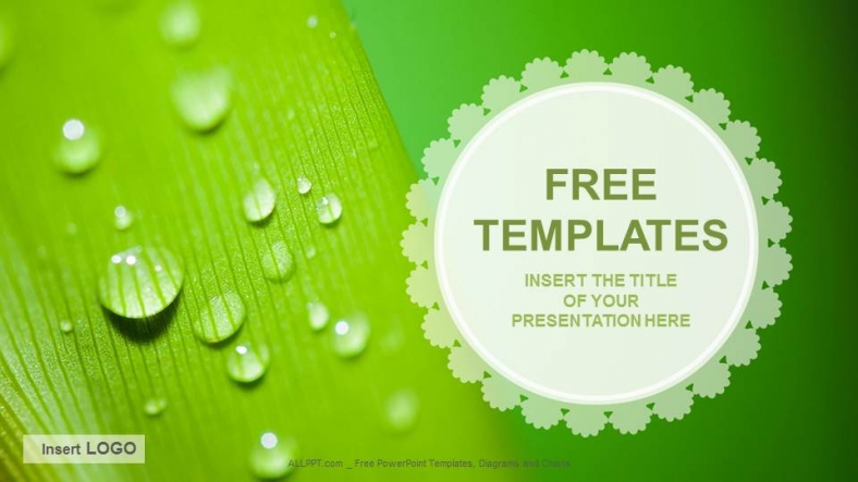 Green Nature Ppt Templates Free Download